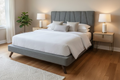 AkmaBed “Vento” Queen Bed – Gray