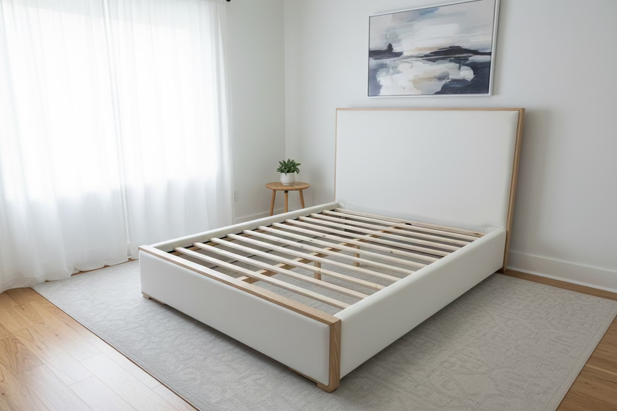 Akmabed Verona Upholstered Bed Frame – Modern Design