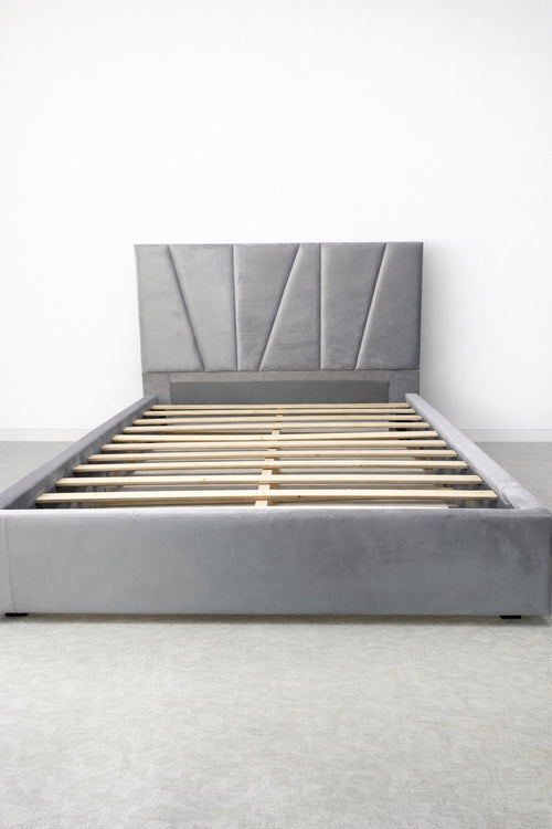 AkmaBed Modern Upholstered Bed – In Stock
